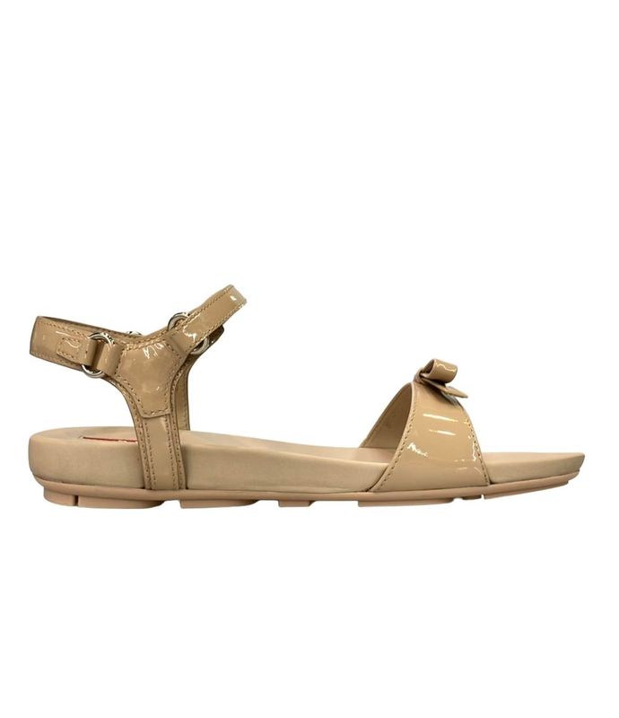 Prada Nappa Leather Ankle Strap Sandals Calzature Baby 0x0659 Womens Size 35