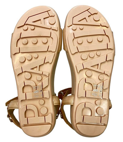 Prada Nappa Leather Ankle Strap Sandals Calzature Baby 0x0659 Womens Size 35