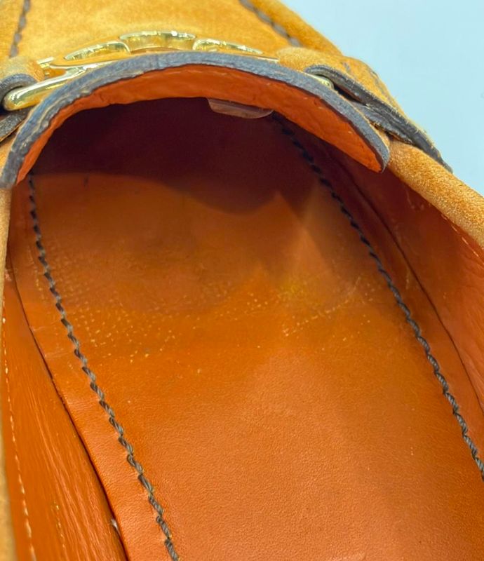 Louis Vuitton Loafer Flower Suede Women's Size 36 (M) Louis Vuitton