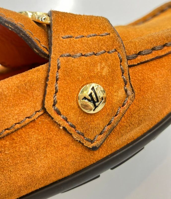 Louis Vuitton Loafer Flower Suede Women's Size 36 (M) Louis Vuitton