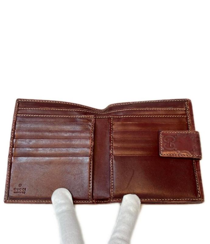 Gucci W Hook Bifold Wallet 112664 0416 Ladies Gucci