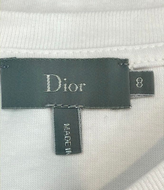 Christian Dior Short Sleeve T-shirt Logo 1sbm23teee Kids SIZE 8 (120) Christian