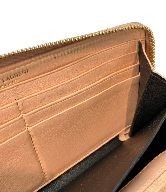 Saint Laurent Round Zipper Long Wallet Women's Saint Laurent