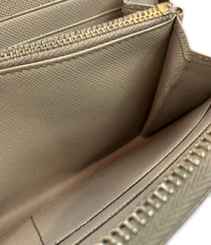 Prada Round Zipper Long Wallet Women's Prada