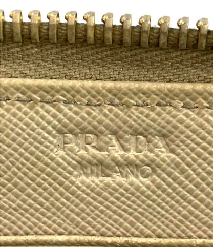 Prada Round Zipper Long Wallet Women's Prada
