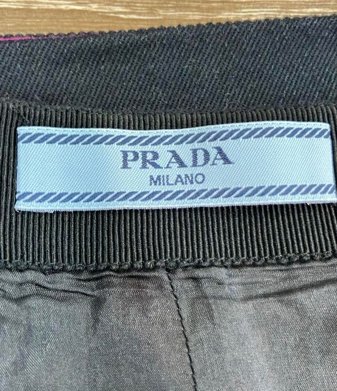 Prada Tight Skirt Striped Women Size 38 (M) Prada