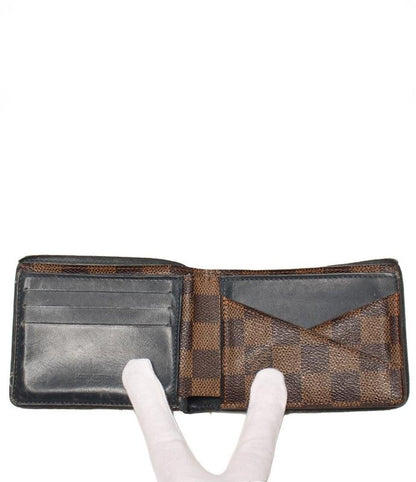 Louis Vuitton Damier Portefeuille Multiple N63167 Men's Louis Vuitton Bifold