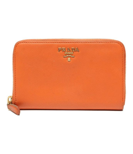 Prada Round Zipper Wallet Women's Prada
