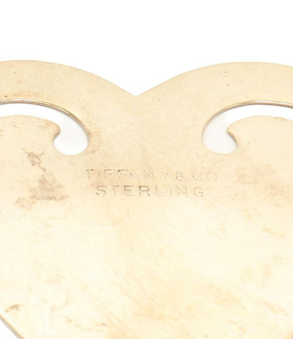 Tiffany & Co Bookmark Sv925 Money Clip Heart Motif Ladies Tiffany & Co