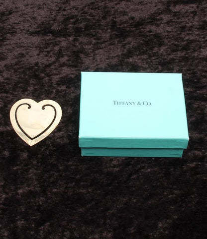 Tiffany & Co Bookmark Sv925 Money Clip Heart Motif Ladies Tiffany & Co