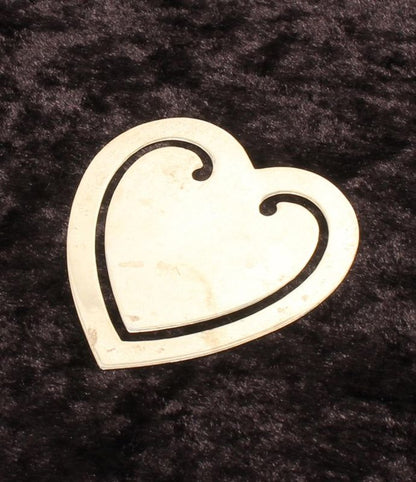 Tiffany & Co Bookmark Sv925 Money Clip Heart Motif Ladies Tiffany & Co