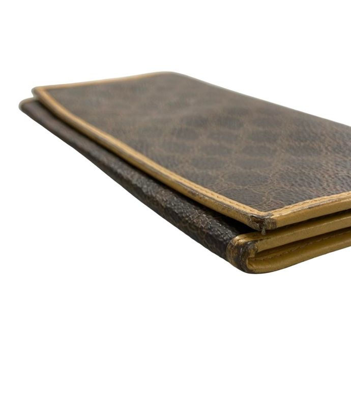 Celine Bifold Long Wallet Macadam Pattern Women's Celine