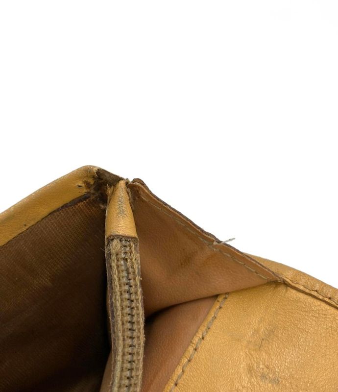 Celine Bifold Long Wallet Macadam Pattern Women's Celine