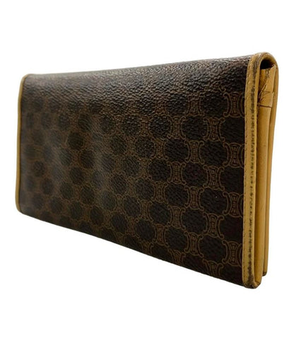 Celine Bifold Long Wallet Macadam Pattern Women's Celine