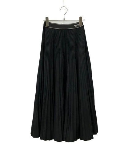 Prada Pleated Skirt Waist Logo Women's SIZE 40 (M) Prada