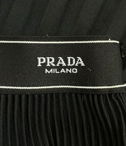 Prada Pleated Skirt Waist Logo Women's SIZE 40 (M) Prada
