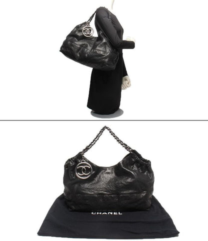 Chanel Chain Shoulder Bag Tote Bag Shoulder Silver Hardware Women's Chanel