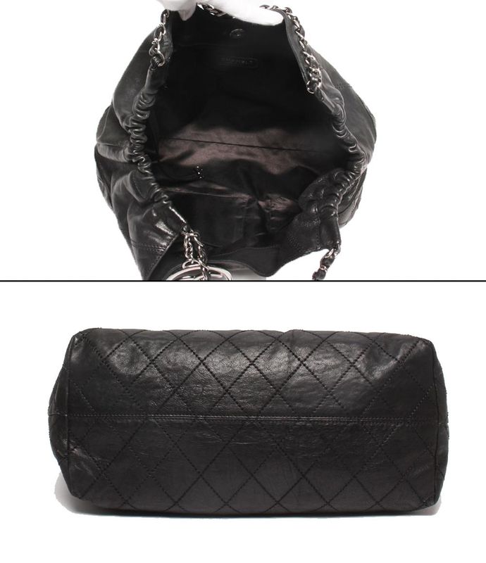 Chanel Chain Shoulder Bag Tote Bag Shoulder Silver Hardware Women's Chanel