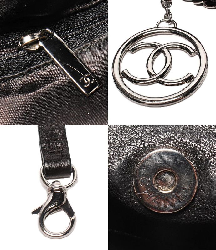 Chanel Chain Shoulder Bag Tote Bag Shoulder Silver Hardware Women's Chanel