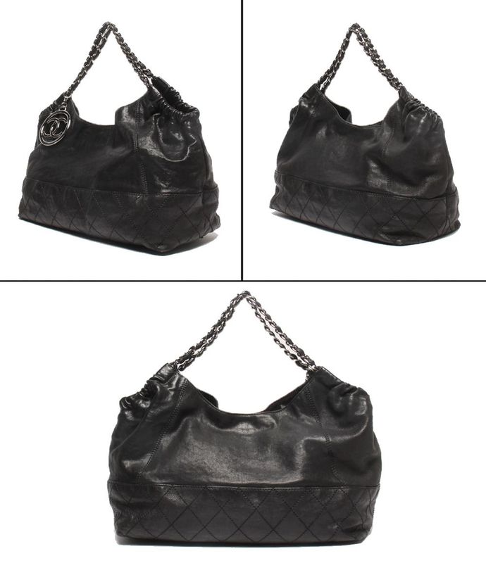 Chanel Chain Shoulder Bag Tote Bag Shoulder Silver Hardware Women's Chanel