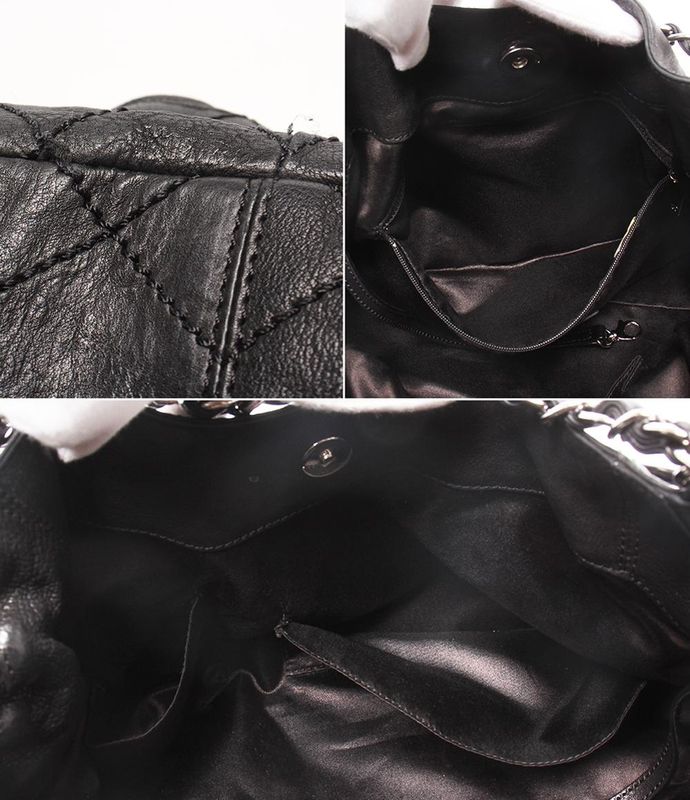 Chanel Chain Shoulder Bag Tote Bag Shoulder Silver Hardware Women's Chanel