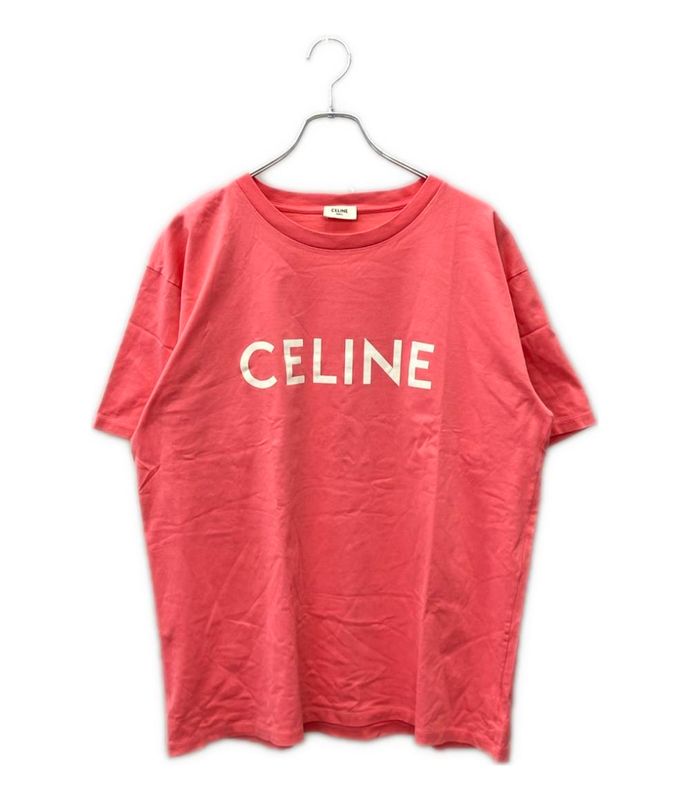 Celine Short Sleeve T-shirt Logo Men's Women's SIZE L Celine