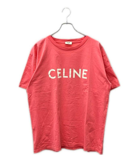 Celine Short Sleeve T-shirt Logo Men's Women's SIZE L Celine