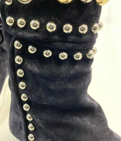 Christian Dior Mouton Boots Studded Women's SIZE 36 (M) Christian Dior