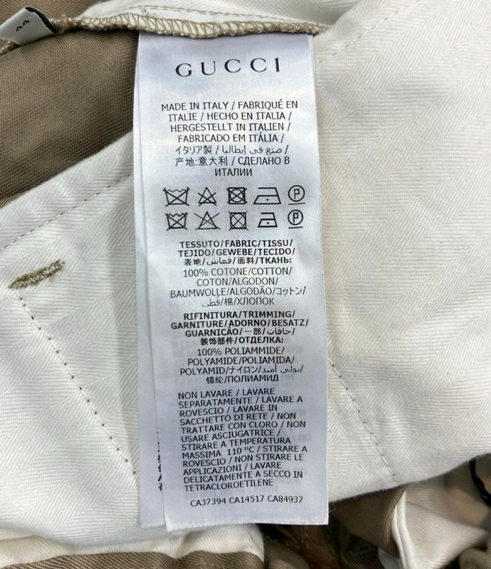 Gucci Sherry Line Pants Men's SIZE 44 (XS) Gucci