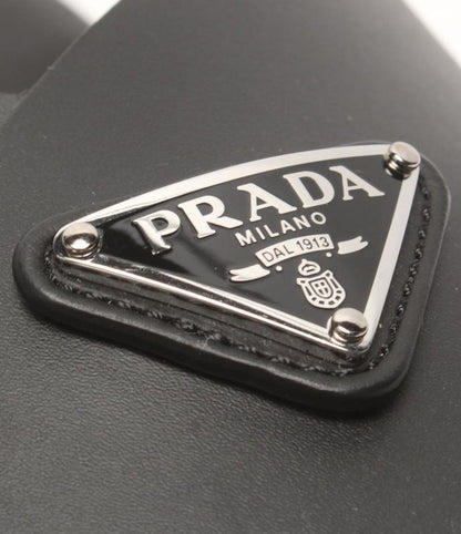 Prada Monolith Rubber Sandals Thick Sole 1x382n 3LKK Women's SIZE 37 23.5cm