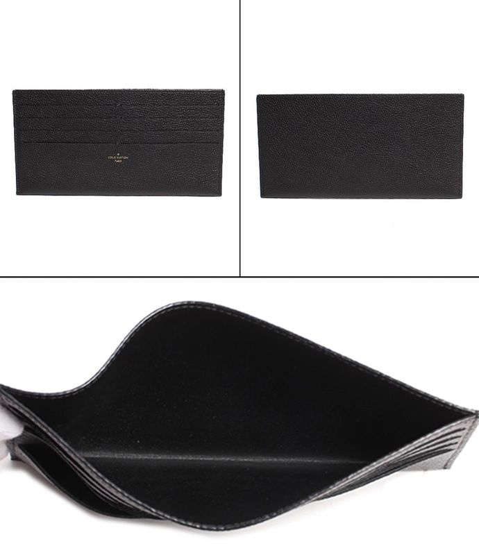 Louis Vuitton Chain Leather Wallet Gold Hardware Pochette Felicie M82477 Women