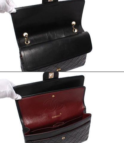 Chanel Chain Shoulder Bag W Chain Double Flap Gold Hardware Lambskin 0 Unit