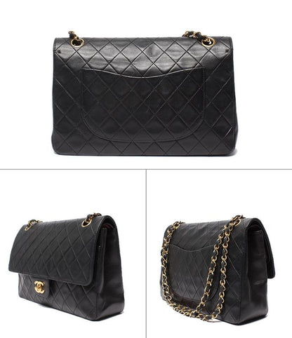 Chanel Chain Shoulder Bag W Chain Double Flap Gold Hardware Lambskin 0 Unit