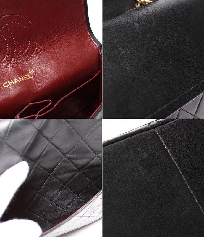 Chanel Chain Shoulder Bag W Chain Double Flap Gold Hardware Lambskin 0 Unit