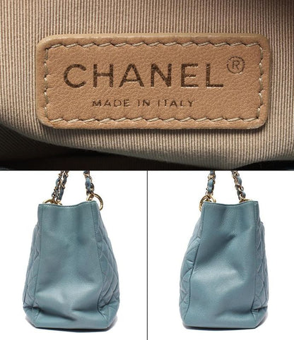 Chanel Gst Chain Tote Bag Caviar Skin Gold Hardware Shoulder Women's Chanel