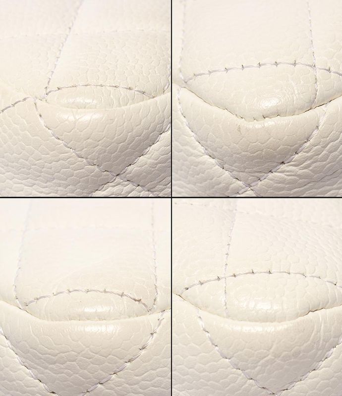 Chanel Shoulder Bag Shoulder Double Flap Double Chain Silver Hardware Caviar