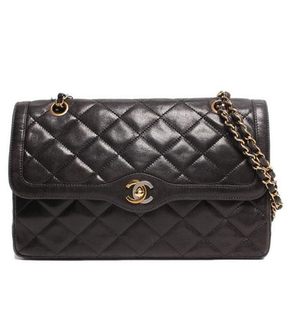Chanel Chain Shoulder Bag Gold Hardware Women Chanel