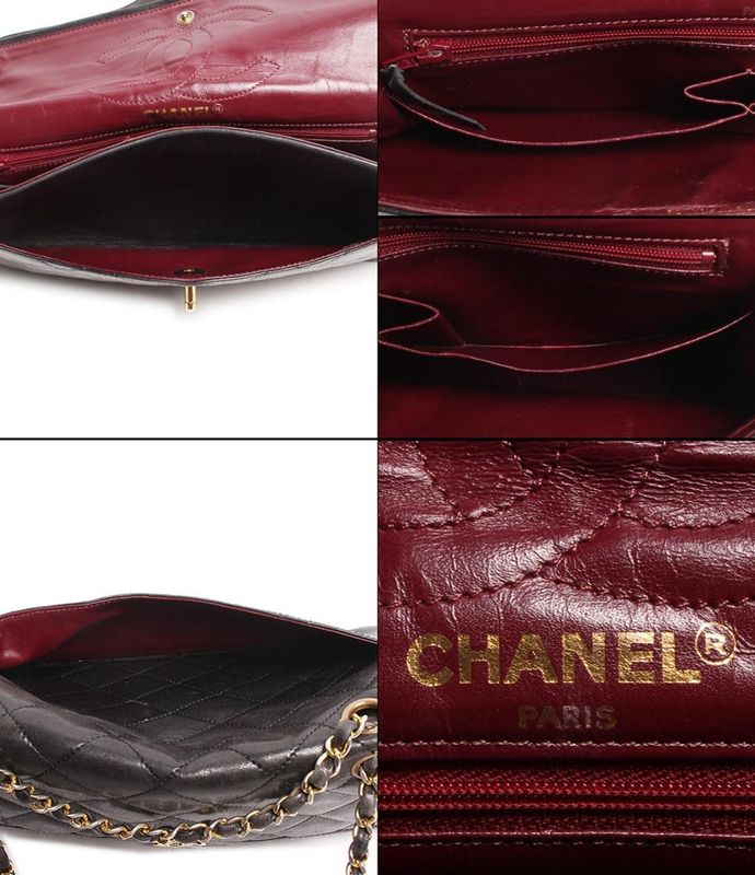 Chanel Chain Shoulder Bag Gold Hardware Women Chanel