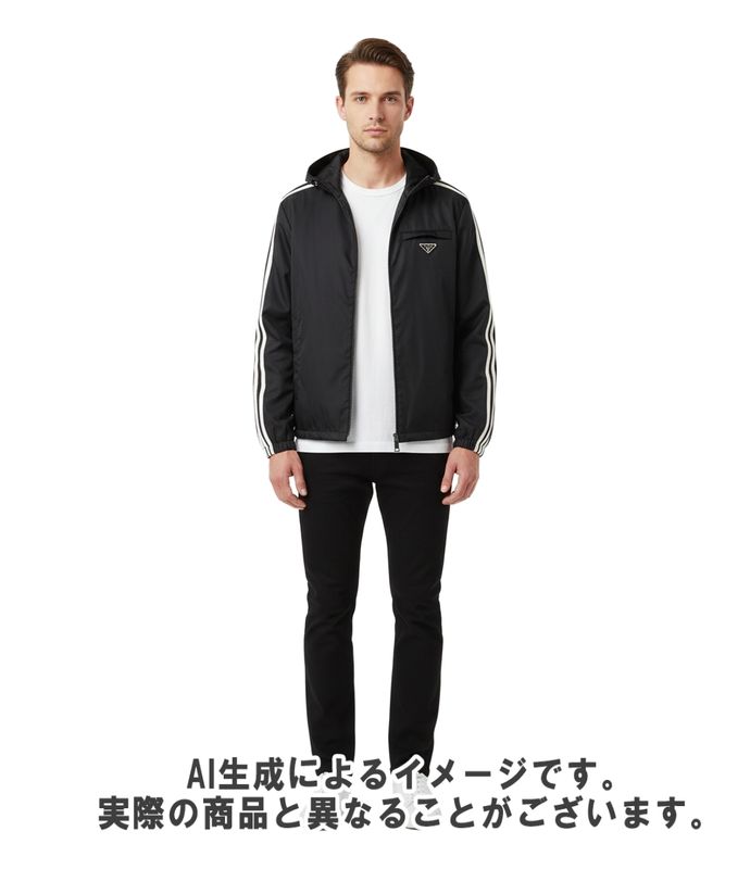 Prada Nylon Jacket X Adidas Re-nylon Sgb964 Women Men SIZE 48 (L) Prada