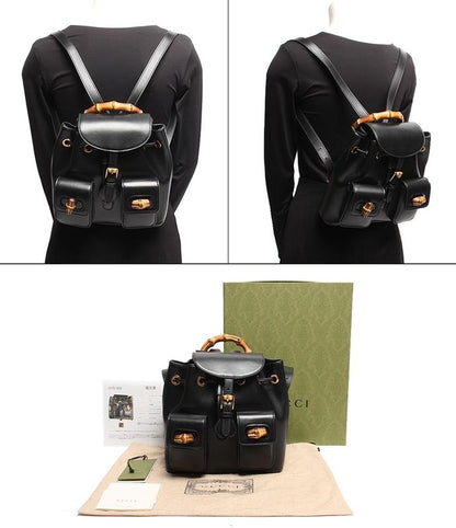 Gucci Backpack Gold Hardware 702101 525040 Women's Gucci