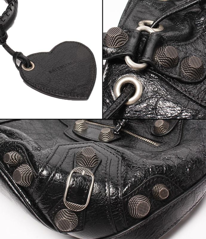 Balenciaga 2way Shoulder Bag Handbag Crossbody Shoulder Bucket Bag Women