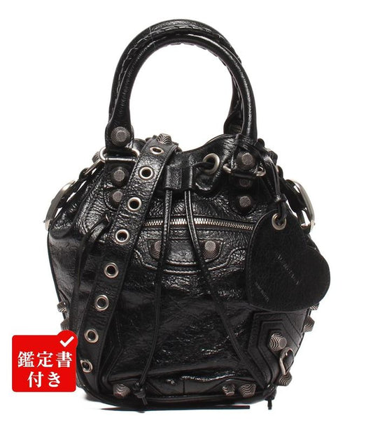 Balenciaga 2way Shoulder Bag Handbag Crossbody Shoulder Bucket Bag Women