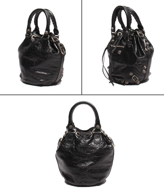 Balenciaga 2way Shoulder Bag Handbag Crossbody Shoulder Bucket Bag Women