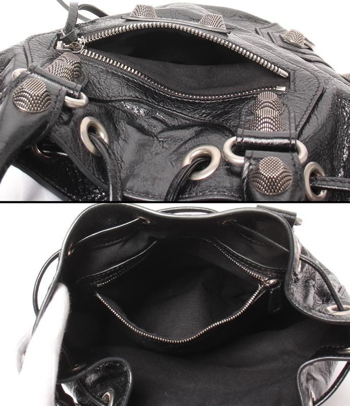 Balenciaga 2way Shoulder Bag Handbag Crossbody Shoulder Bucket Bag Women