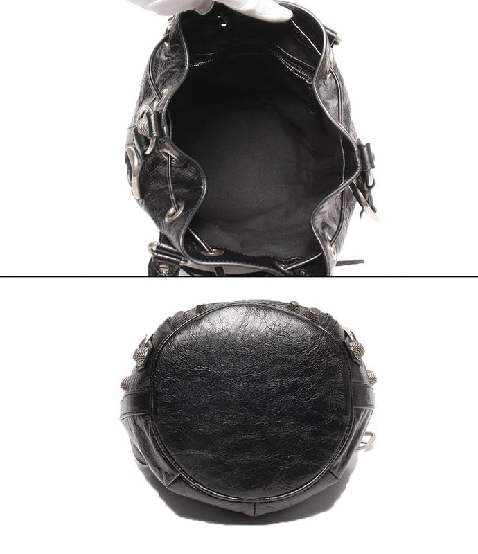 Balenciaga 2way Shoulder Bag Handbag Crossbody Shoulder Bucket Bag Women