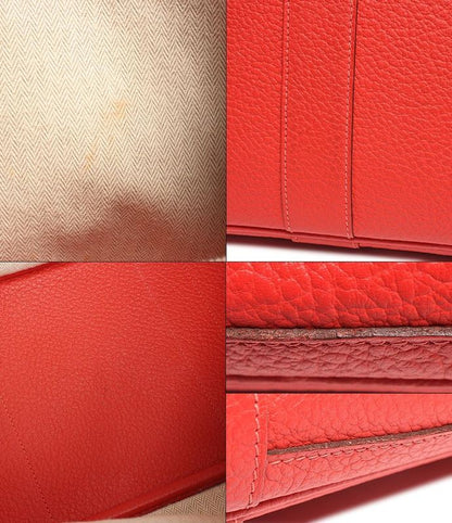 Hermes Leather Tote Bag Engraved Silver Hardware Garden Party PM Negonda Rouge