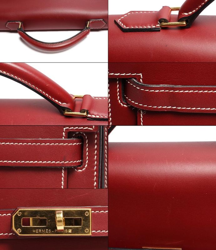 Hermes Business Bag Briefcase K Engraved Gold Hardware Kelly Depeche 38 Men's