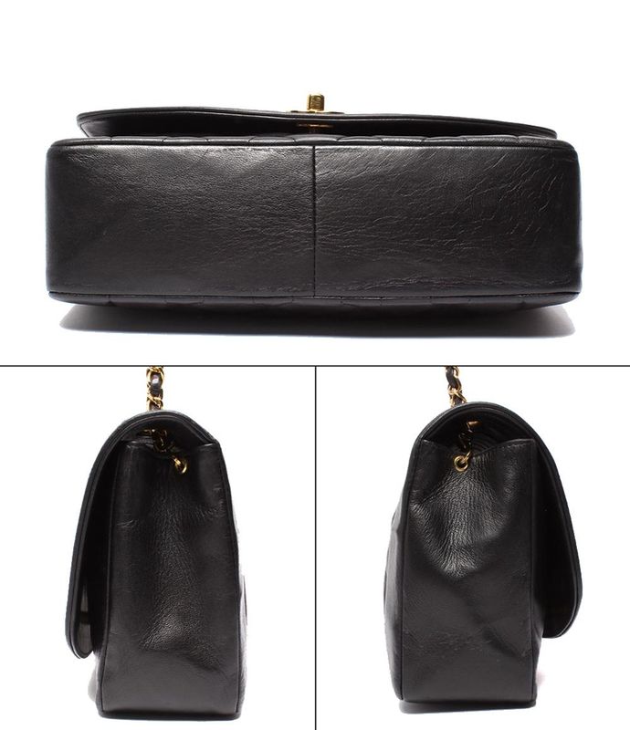 Chanel Chain Shoulder Bag Matelasse Gold Hardware Lambskin Single Crossbody