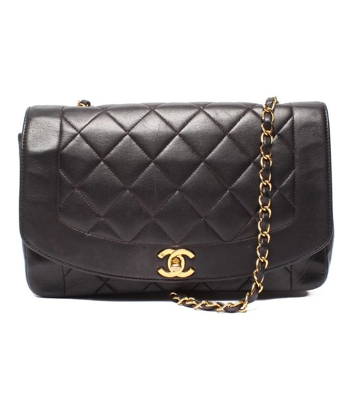 Chanel Chain Shoulder Bag Matelasse Gold Hardware Lambskin Single Crossbody