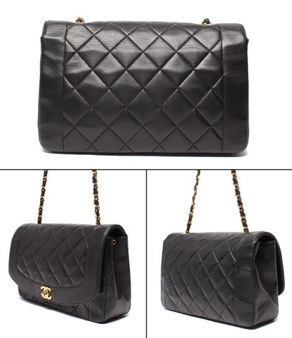 Chanel Chain Shoulder Bag Matelasse Gold Hardware Lambskin Single Crossbody